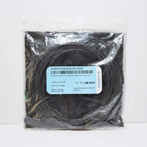 Fibre Drop Cable 10m LC/APC to LC/APC G657A2 SM 01F 3mm Ext/Black, Free UK P&P - Picture 1 of 6