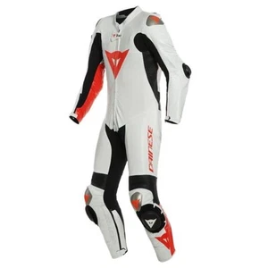 KANGAROO LEATHER SUIT Dainese Mugello RR D-Air AIRBAG tuta in pelle canguro NEW! - Foto 1 di 1