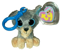 Ty Beanie Boos - SCRAPS the Dog KEY CLIP (3 Inch) MINT with MINT TAGS