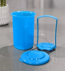 Tupperware Mini rund Pick-A-Deli 2 Tassen Pfauenfarbe - Bild 1 von 3