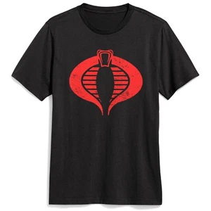G.I. Joe Cobra Army Distressed Logo 1982 schwarz Erwachsene T-Shirt - Bild 1 von 6