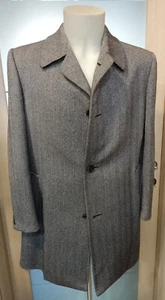 CAPPOTTO UOMO D'AVENZA TG 37R ITA 46 GRIGIO SARTORIALE stile caraceni attolini - Picture 1 of 10