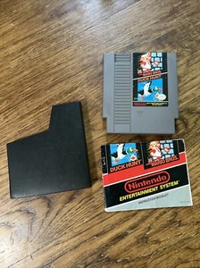 Super Mario Bros. / Duck Hunt (Nintendo) NES Cartridge, Manual, & Sleeve - Picture 1 of 13