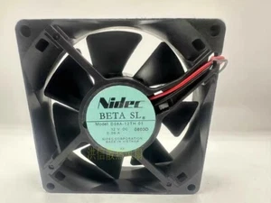 1 PCS Nidec fan D08A-12TH 01 DC12V 0.09A 8025 8cm 2wire - Picture 1 of 3