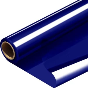 16 Inch x 100Ft Blue Cellophane Wrap Roll for Gift Baskets DIY Crafts Arts Decor - Picture 1 of 7