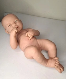 Berenguer Newborn Reborn Baby Doll Vinyl Posable Girl 14” Anatomically Correct - Picture 1 of 7