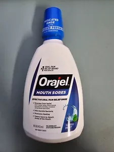 6 PACK Orajel Antiseptic For All Mouth Sore Rinse Fresh Mint 16 Oz - Picture 1 of 1