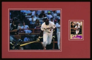 Chili Davis Signed Framed 11x17 Photo Display Angels - Picture 1 of 2