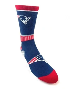 New England Patriots Fußball Sport Fan Navy Deuce Crew Socken - Bild 1 von 1