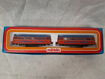 Rare Marklin HO 3140 Diesel Rail Bus Set, Original Box, Analog LN in Box - Image 1 of 4