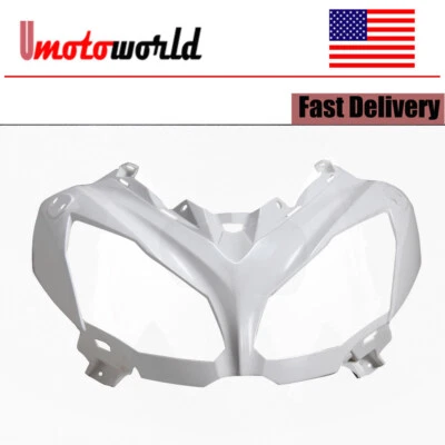 Unpainted Upper Front Nose Fairing Cowl For Kawasaki Ninja 650 EX650 2012-2016 Foto 1 de 2