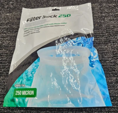 (CANTIDAD 3) Calcetín Filtro Seachem 250 Micras Soldado 7" x 16" Foto 1 de 4