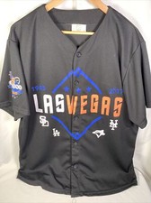 LAS VEGAS 51s 1983 2017 LV Stars Aviators Black Minor League MiLB SGA Jersey XL