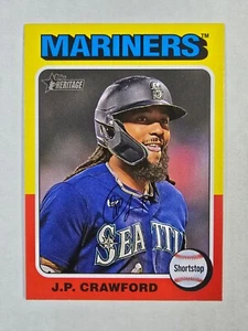 Impresión corta JP CRAWFORD 2024 Topps Heritage SP #94 Mariners - Imagen 1 de 2
