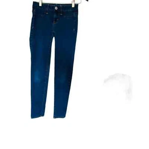 American Eagle Outfitters Womens Stretch Blue Denim Jegging Jeans Size 00 - Picture 1 of 10