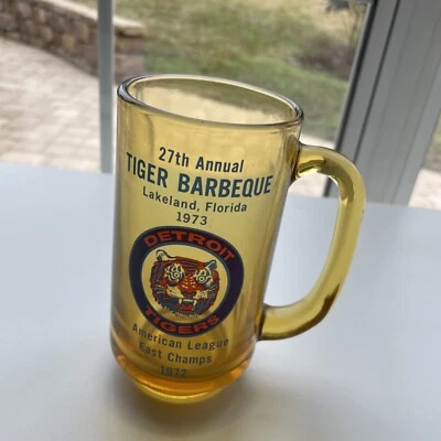 De colección DETROIT TIGERS 1973 LIGA AMERICANA East CHAMPIONS Glass PIEDRA/TAZA Foto 1 de 4
