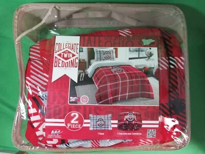 Northwest NCAA Conjunto de Edredom e Faça Unissex-Adulto OSU Twin Bed Lote #1 - Imagem 1 de 4