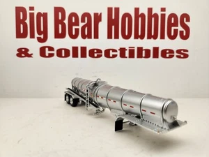 New 1/64 DCP/FG Silver Tandem Axle Polar Deep Drop Tanker Trailer - Picture 1 of 10