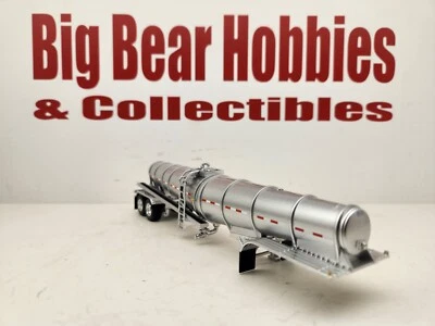 New 1/64 DCP/FG Silver Tandem Axle Polar Deep Drop Tanker Trailer - Image 1 of 4