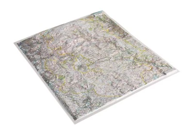 3D Raised Relief Map The Peak District - Image 1 of 4