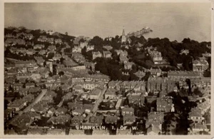 (am68) Aerial view of Shanklin from the West - Isle of Wight Postcard - Imagen 1 de 2