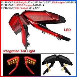 Integrated Tail Light LED Turn Signals For DUCATI 899 959 1199/S/R 1299 Panigale - Bild 1 von 9