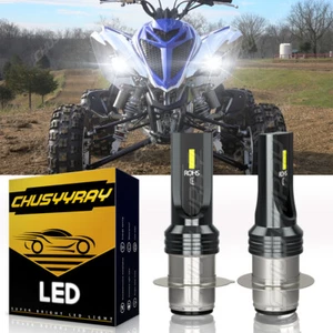 For Yamaha RAPTOR 700 700R 06-17 H6 Xenon LED Hyper Headlight Bulbs Lights Kit - Foto 1 di 12