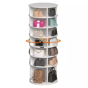 Scarpiera girevole 7 livelli organizer girevole 360 gradi torre portaoggetti NUOVO - Foto 1 di 12