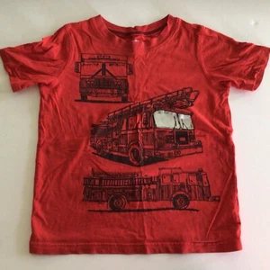 Carter's Boys T-Shirt Firetruck Red Size 6 - Picture 1 of 4