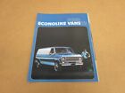 1975 Ford Econoline Van E100 E150 E200 E300 sales brochure literature 8 page