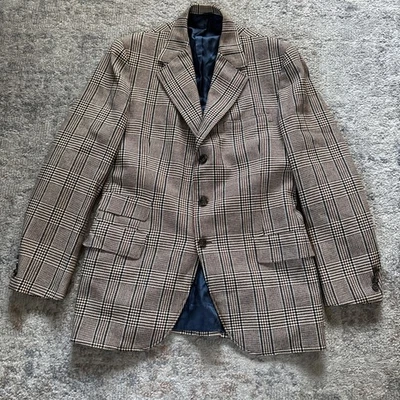 Abercrombie & Fitch Vintage Wool Sport Coat Men’s 41 Long Checkered Blazer - Image 1 of 4