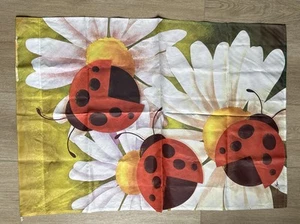 Ladybug Yard Flag Banner - Season Spring Welcome 38x27” Garden - Picture 1 of 6
