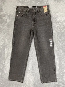 Pantalones de mezclilla Levis SilverTab para hombre 36x34* TAG carbón calce suelto 100 % algodón - Imagen 1 de 13