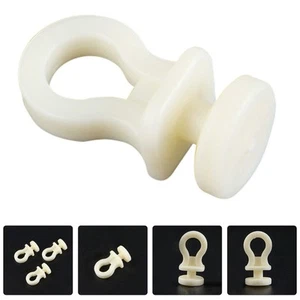 50 Stück Nano Silent Roll Gardinen Flaschenzug System Schiene Haken Gleitschiene - Bild 1 von 12