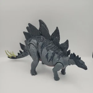 Jurassic Park World Action Attack STEGOSAURUS Mattel 2017 Action Figure Dinosaur - Picture 1 of 8