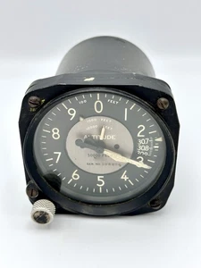 Kollsman Altimeter Type C-12 50,000 ft US Army Air Force WWII B-17 P-17 P-51 - Picture 1 of 10