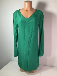 Vestido Blusa BCBG MAXAZRIA Levin Verde. Talla XXS. Excelente estado. Limpieza en seco. - Imagen 1 de 7