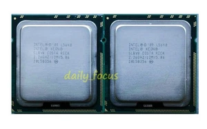 Matched Pair of Intel Xeon L5640 2.26 GHz LGA1366 6 cores SLBV8 CPU Processor - Picture 1 of 4