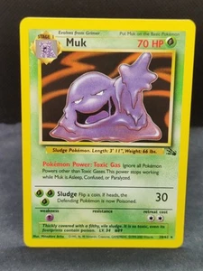 Pokemon TCG : 1999-2000 Logo Rouge Fossile Muk - Estampe Australienne - Neuf sous blister - Photo 1 sur 10