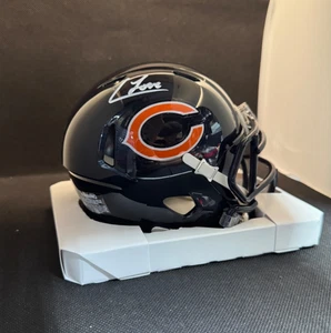 Coleston Loveland signierter Chicago Bears Speed Mini Football Helm mit Echtheitszertifikat JSA - Bild 1 von 7