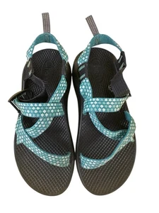 Chaco Adjustable Strap Sandals Big Kids Z/1 Size 4 Turquoise - Picture 1 of 5