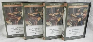 "The Symphonies of Beethoven" CD Sets (Parts 1-2-3-4) + Guidebooks, Great Course - Picture 1 of 13