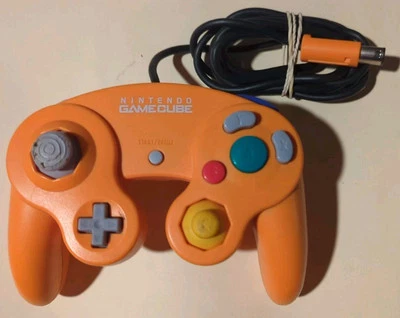 Nintendo GameCube Controller Spice Orange WORN STICK Authentic DOL-003 free shpg - Image 1 of 4