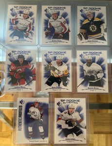 2021-22 SP Hockey Rookie Authentics Byfield, Swayman, Lapierre etc 8 card lot - Picture 1 of 17