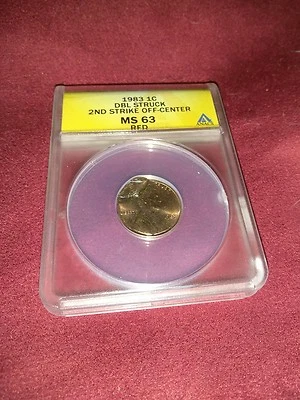 1983 one cent DBL StRuck - Image 1 of 4