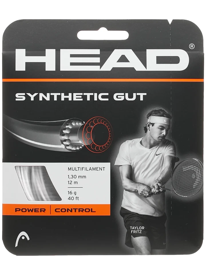 Head Synthetic Gut Tennis String Set-16G White - Image 1 of 1