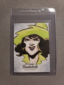 2019 DC Comics Bombshells III Sketches #NNO Travis Walton 1/1 - Picture 1 of 2