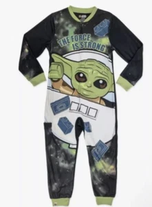 Star Wars Baby Yoda Boys 1-Pc Pajamas 6/7 - Picture 1 of 2