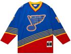 Mitchell & Ness Bret Coque Pièce Louis Blues NHL Vintage Jersey Hockey Maillot