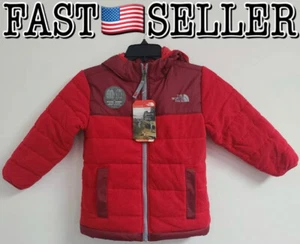 The North Face Reversible Boys Youth True Or False Jacket TNF Red (XX-Small) NWT - Picture 1 of 12